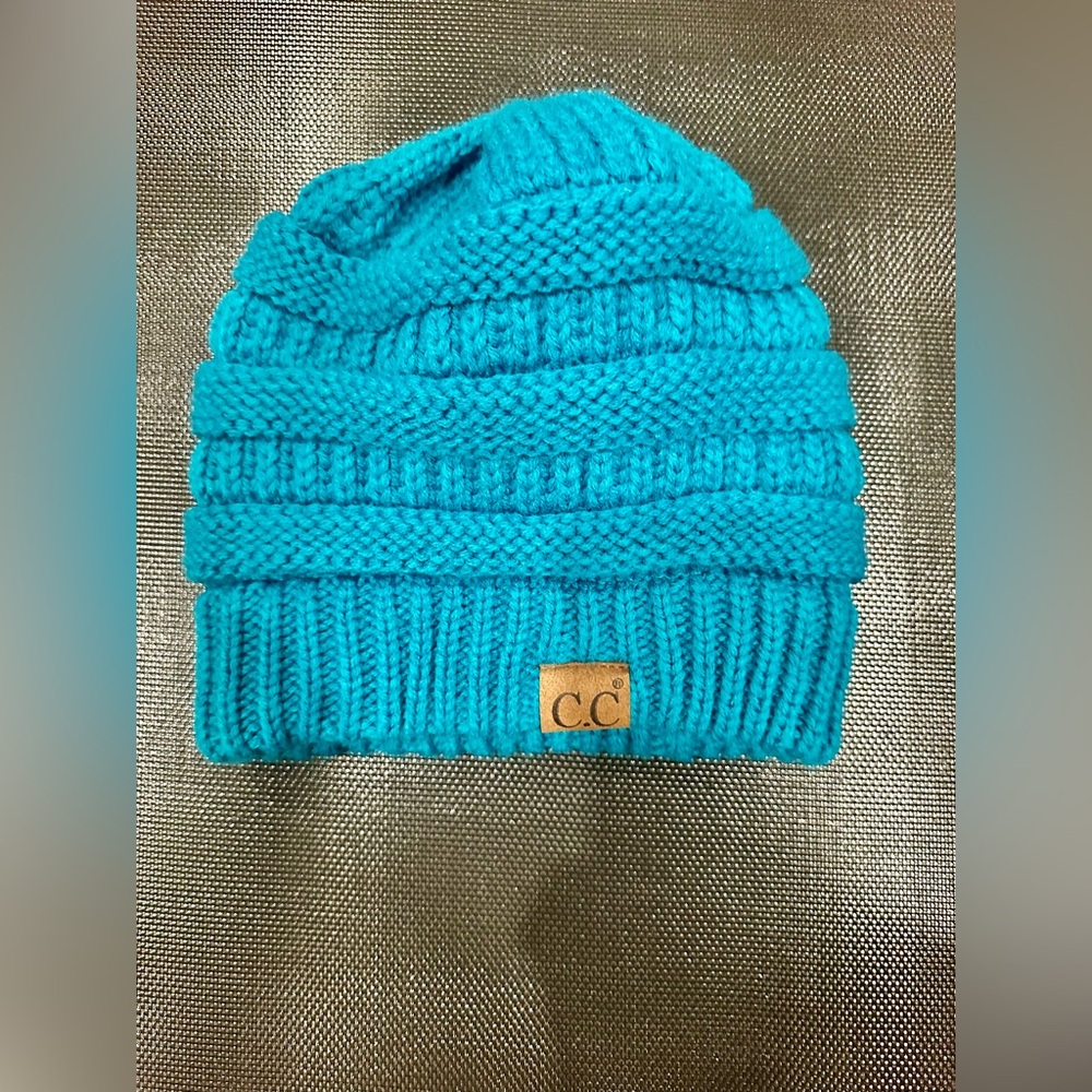 C.C women’s Bright Blue Knit Beanie